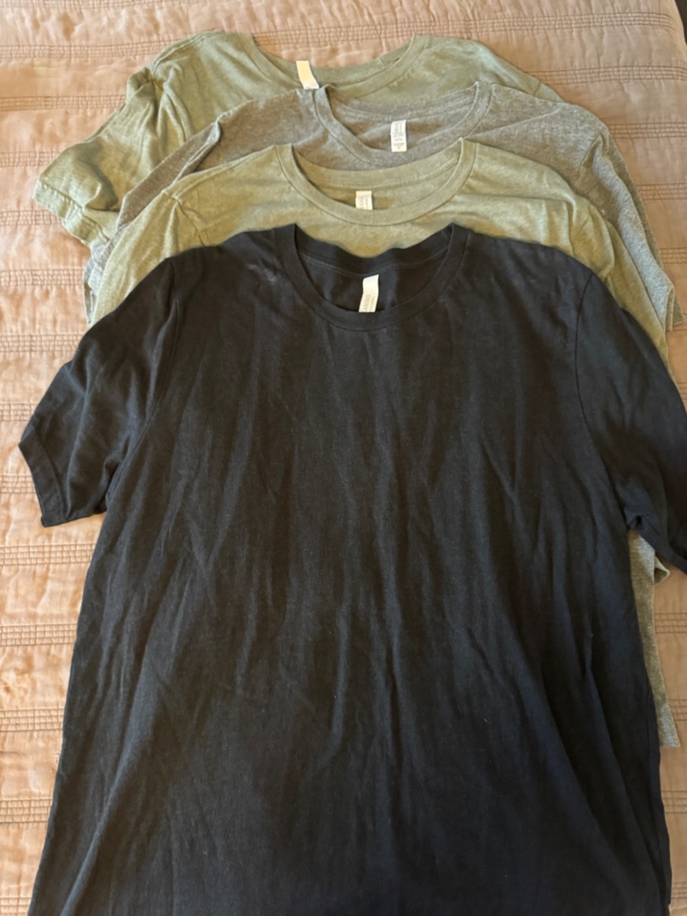 Canvas Men's Crew Neck T-Shirt - Bundle of 4